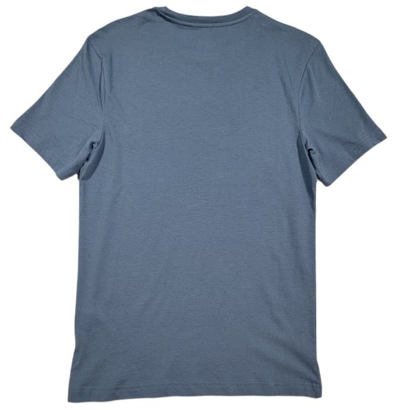 Reebok T-Shirts Mens Training Ri Big Logo Tee GS1614 (Size S) Blue Slate - Picture 3 of 5